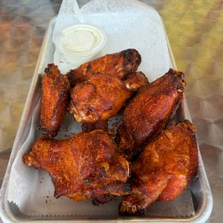 6 Pc Smoked Wings