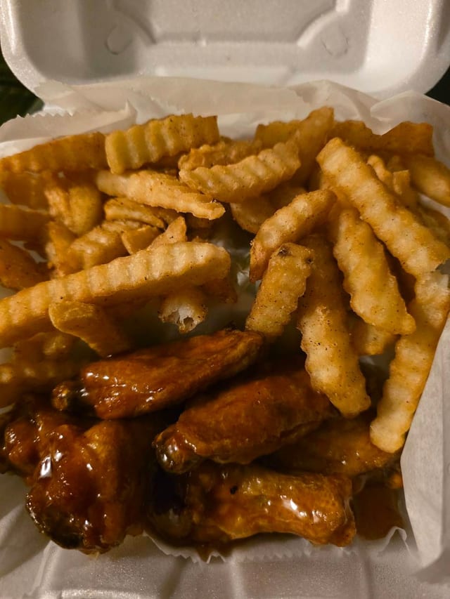 6 pc & Fries.