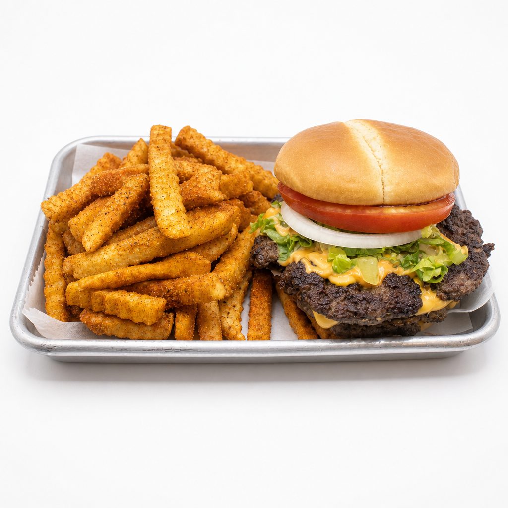Double Smash Burger Combo.