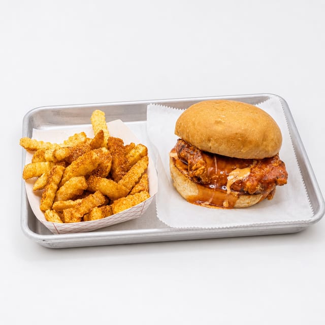 Saucy Chicken Sandwich Combo.