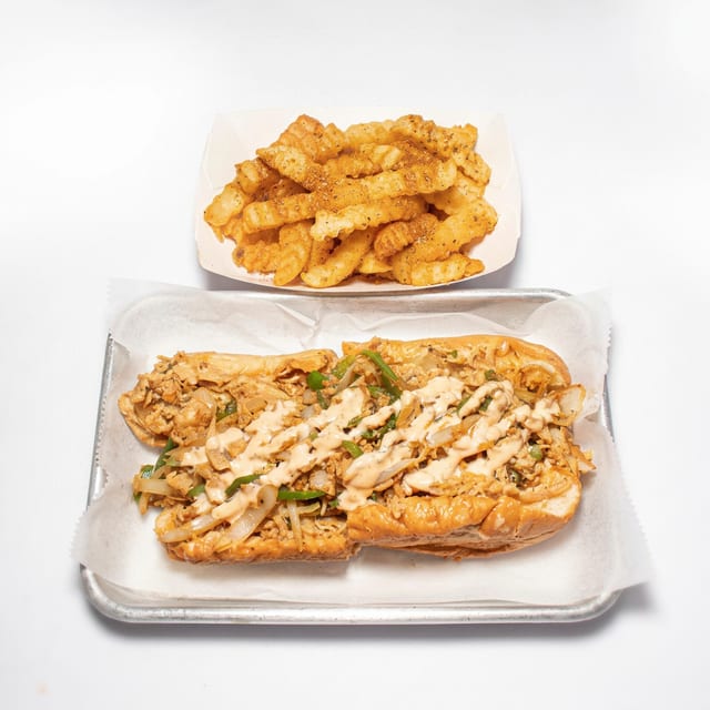 Chicken Philly Combo.