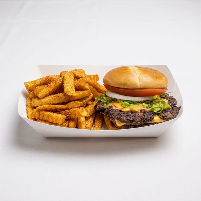 Double Smash Burger Combo.
