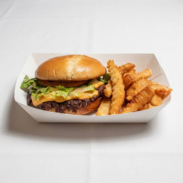 Single Smash Burger Combo.