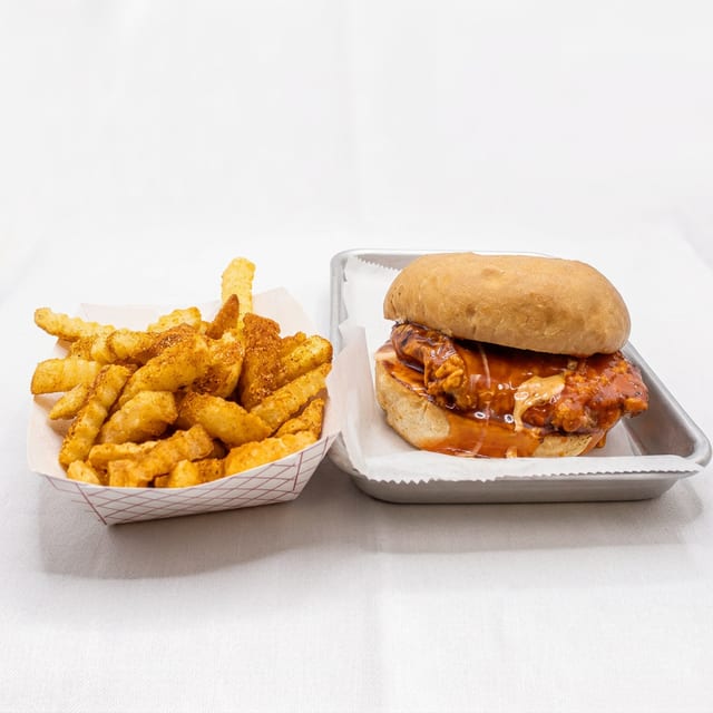 Saucy Chicken Sandwich Combo.