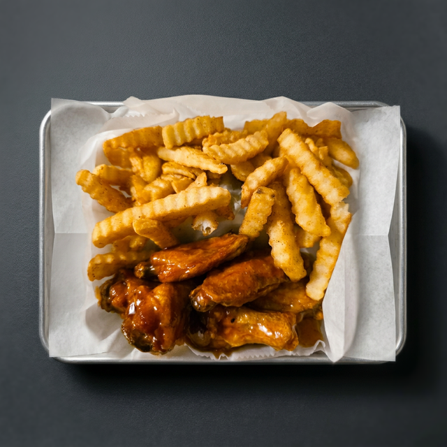 6 pc & Fries.
